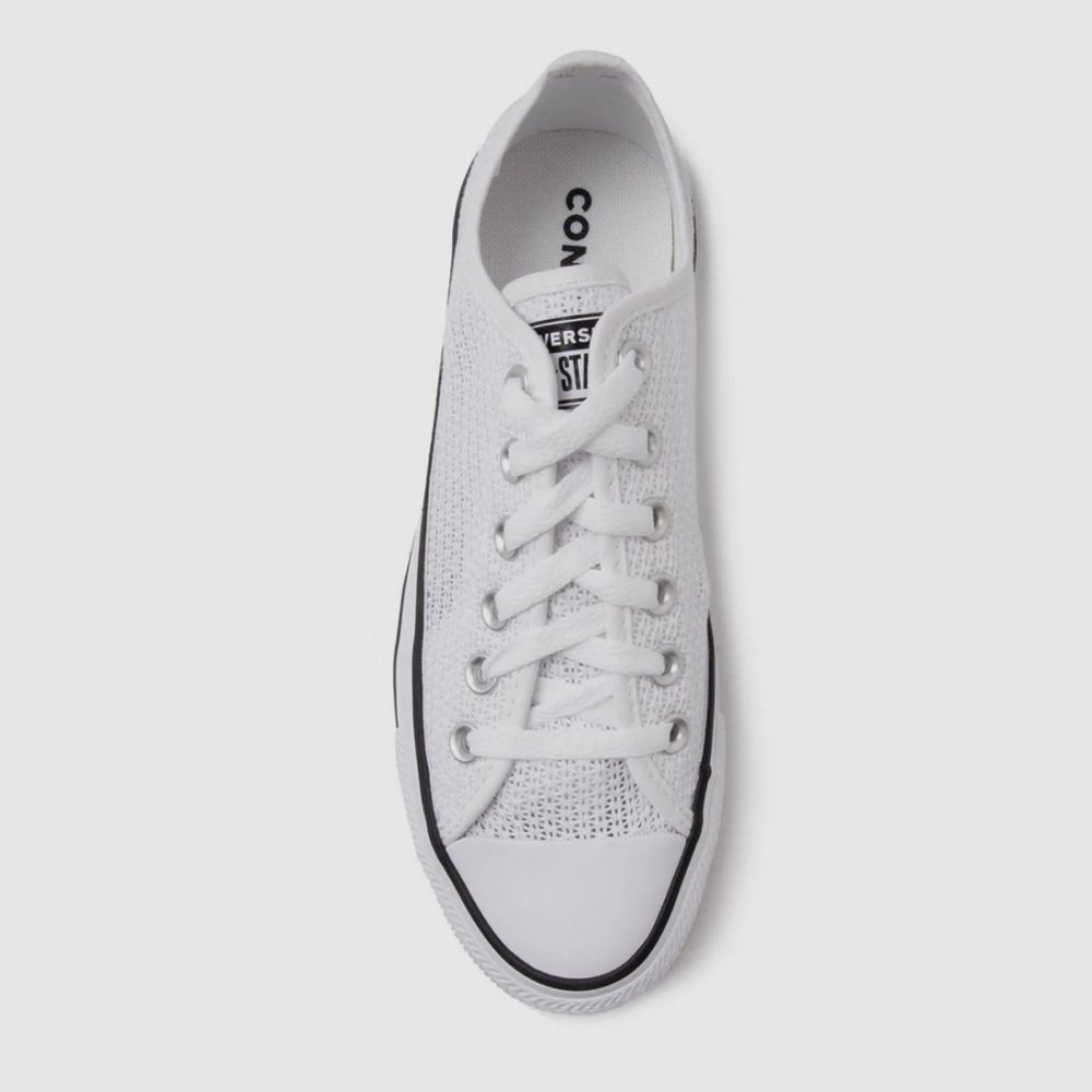 Converse Women's White Perforated Sneakers
